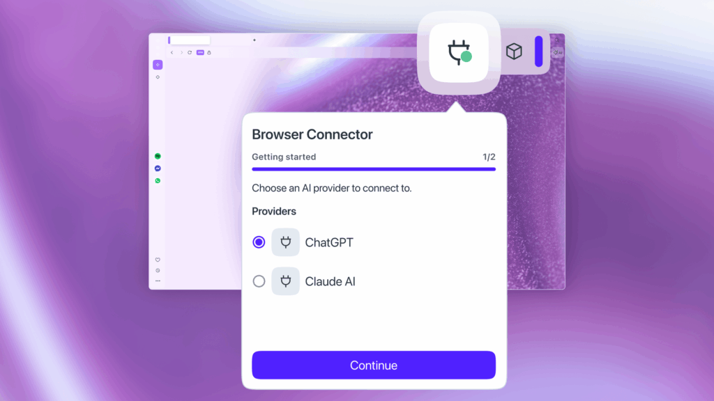 Opera lança Browser Connector para integrar ChatGPT e Claude 3 Configurações de IA Services no navegador Opera GX