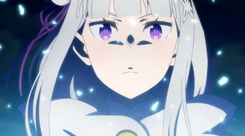 Re:ZERO 4ª Temporada -Starting Life in Another World- anime trailer screencap featuring Emilia